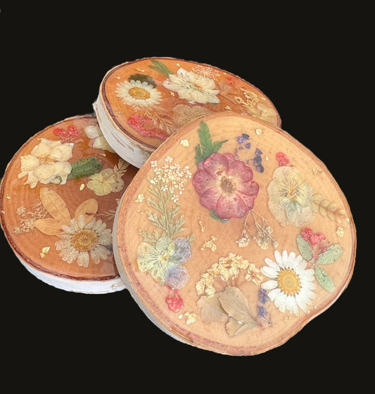 Dried Floral Coaster